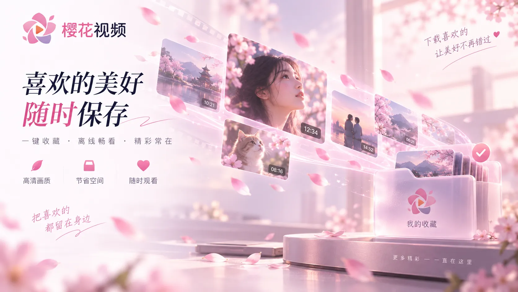 樱花视频下载信息主题辅助画面